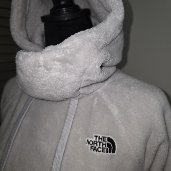 The North Face White Fuzzy Hoodie - Picture 2 of 4